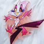 Hazbin Hotel Frosted Pink Pins