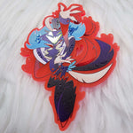 Asmodeus Black Light Neon Pin