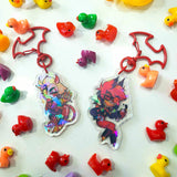 Halloween Alastor & Lucifer Charms