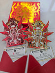 LE: {RING LEADER} Lucifer Stained Glass Enamel Pin