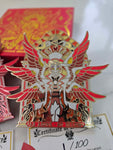 LE: {RING LEADER} Lucifer Stained Glass Enamel Pin