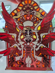 LE: {RING LEADER} Lucifer Stained Glass Enamel Pin