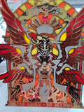 LE: {RING LEADER} Lucifer Stained Glass Enamel Pin