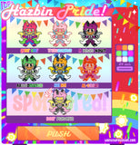 Konpeito Hazbin Pride Pins