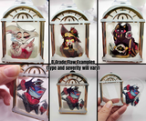 {Madelezabeth X IDP} Hazbin Frosted Window Pins [IN-HANDS)