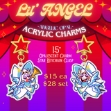 Lil' Angel Luci: Pins, Charms & Earrings