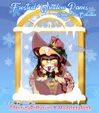 {Madelezabeth X IDP} Hazbin Frosted Window Pins [PRE-ORDER]