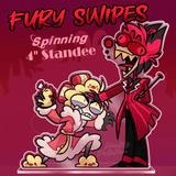 Lucifer/Alastor Fury Swipes Standee {PRE-ORDER}