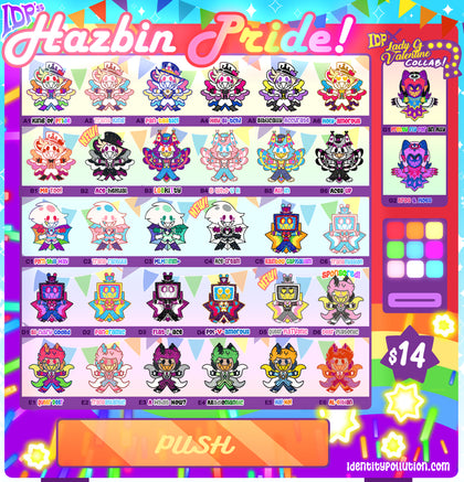 Konpeito Hazbin Pride Pins {Pre-Order}