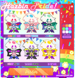 Konpeito Hazbin Pride Pins