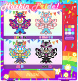 Konpeito Hazbin Pride Pins