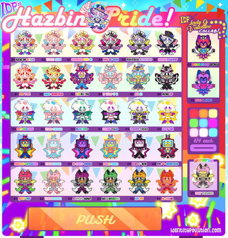 Konpeito Hazbin Pride Pins PRE-ORDER