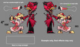 Lucifer/Alastor Fury Swipes Standee {PRE-ORDER}