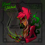 Alastor {Hand Stitched} Chained Enamel Pin {IN-HANDS}