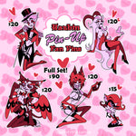 Hazbin Pin-Up Enamel Pins