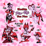 Hazbin Pin-Up Enamel Pins PRE-ORDER