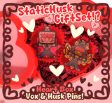 Angel, Husk & Vox Valentine's BonBon Pins {Pre-Order}