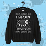 TRASHING THROUGH THE SNOW Sweater 🧵made-to-order