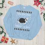 TRASHING THROUGH THE SNOW Sweater 🧵made-to-order